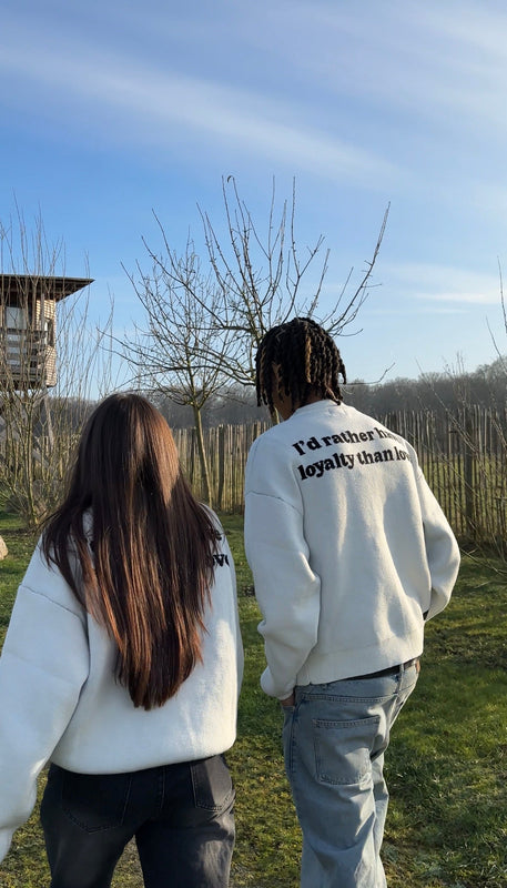 Pull Amor Signature - Laine Premium Brodée