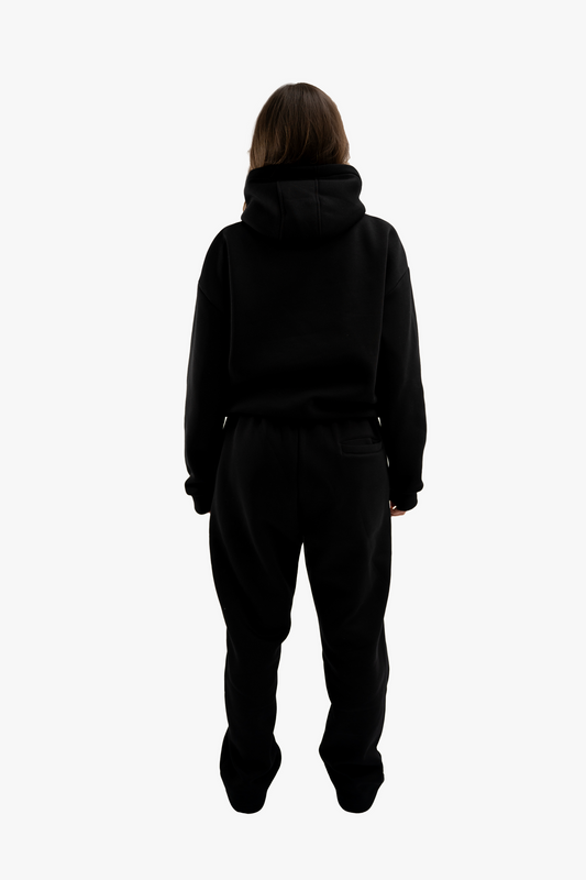 Sweat À Capuche Basique Noir
