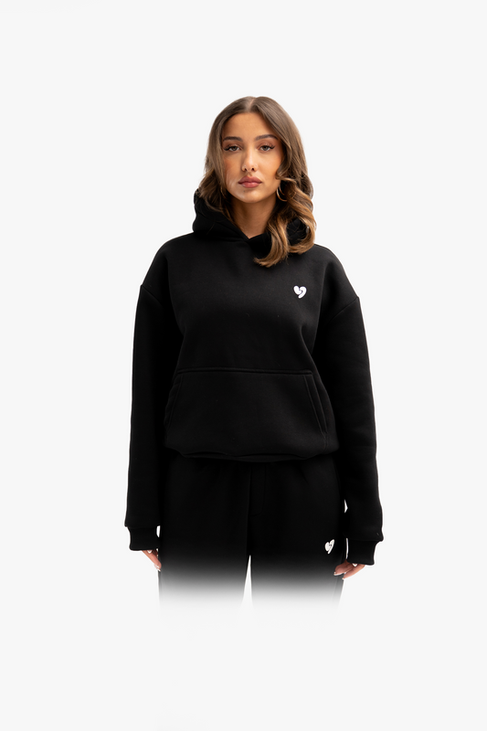 Sweat À Capuche Basique Noir
